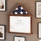 Flash Furniture Quincy Flag and Certificate Display Case, Solid Pine Wood Flag Shadow Box, Dark Brown Finish HMHD-22M142Y-RSTBRN-GG - alternate 2